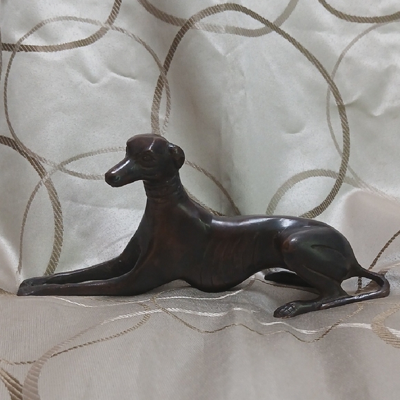 Artistic Bronze 8" Greyhound Sculpture - Picture 1 of 6